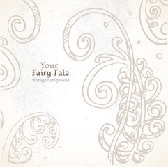 Your Fairy tale vintage background