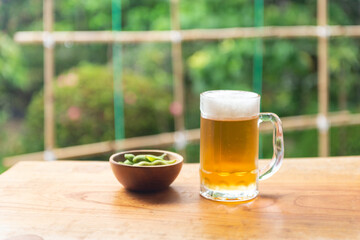 枝豆とビール