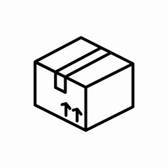 Outline box icon.Box vector illustration. Symbol for web and mobile