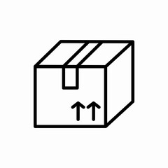 Outline box icon.Box vector illustration. Symbol for web and mobile