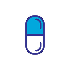 capsule icon logo illustration template