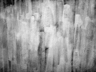 Grunge black and white pattern. Monochrome particles abstract texture. Background of cracks, scuffs, chips, stains,  lines.      