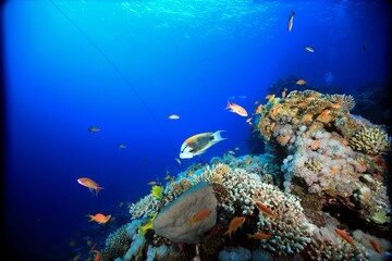 coral reef and Fish