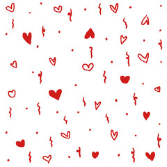 Vector Star Pattern Background.pattern of star doodle.Star hand drawn.Vector EPS 10.