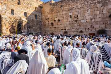 Obraz premium Israel. The blessing of the Cohanim