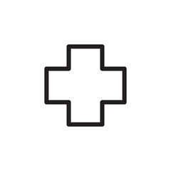 Obraz premium first aid icon symbol logo illustration