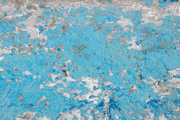 Fototapeta na wymiar background and texture of old concrete wall with cracked paint on it