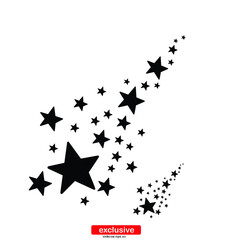 star icon. icon.Flat design style vector illustration for graphic and web design.	
