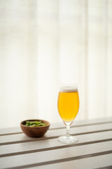 枝豆とビール