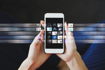 スマホ、画像編集 © taa22