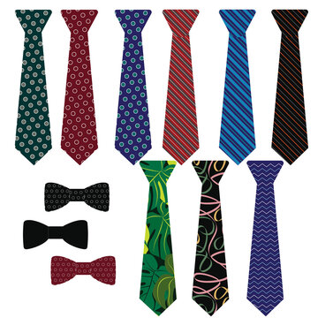 set of men's ties
