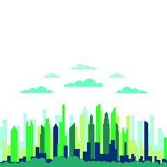 vector illustration of city landscape