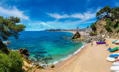 Fototapeta premium Beaches in Lloret de Mar