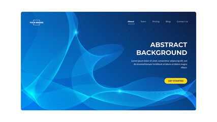 abstract gradient landing page background
