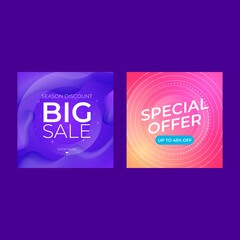 promotion square web banner social media