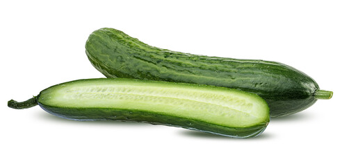 cucumber isolated on white background