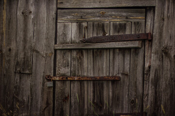 old wooden door