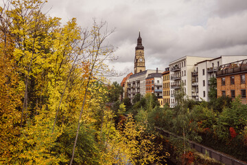 Leipzig Plagwitz in autumn