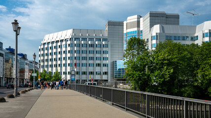 Fototapeta na wymiar Botschaft von China an der Jannowitzbrücke in Berlin