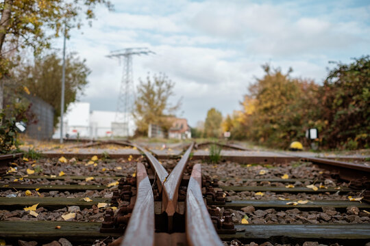 Rails run through autumn © sandrinodonnhauser