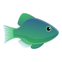 Ichthyology icon. Cartoon of ichthyology vector icon for web design isolated on white background