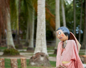 Scarecrow at the paddy fields
