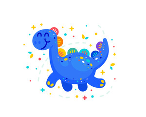 Cute Sweet and Funny Dinosaur for Kids