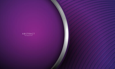 Realistic Abstract Background with Silver and Violet Color