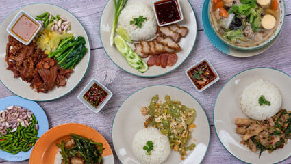 Thai Food Mixed Dishes 