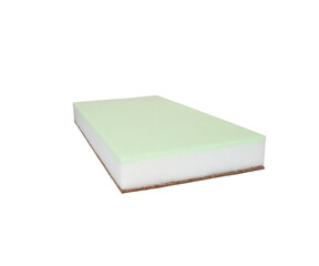 Layers of orthopedic mattress: foam, latex, coconut fiber