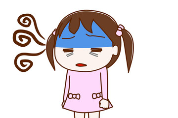 体調が悪く気怠い幼女