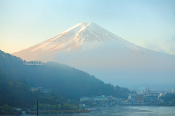 Fuji san in blue sky