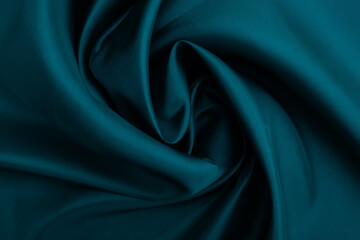 blue fabric texture background, abstract, closeup texture of cloth
