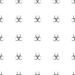 Sewing fabric with Biohazard Symbol, Seamless Pattern, Wallpaper ...