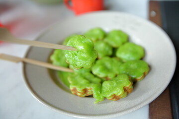 Thai dessert - Pandanus Hot Cake