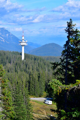 Blick vom Rossbrand auf das Dachsteingebirge	