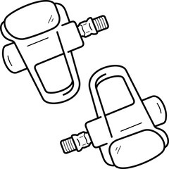 Easy road bike pedals