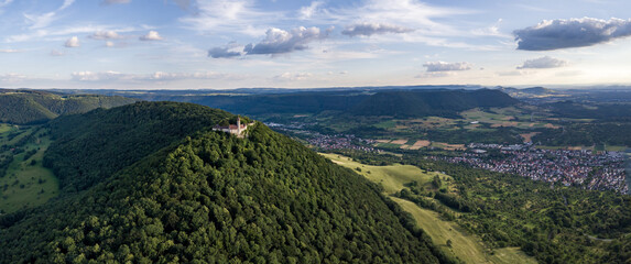 Panorama Burg Teck