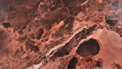 Fototapeta premium Natural drawing on jasper close up