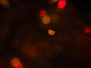 Christmas and Happy new year on blurred bokeh abstract background.and color full.