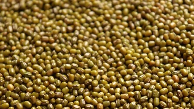 moong dal isolated stock footage.