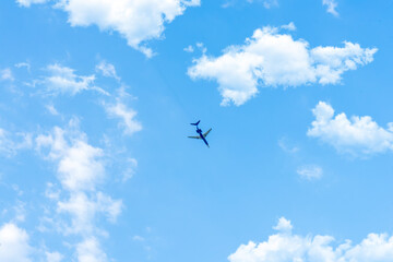 airplane flying in the sky