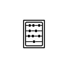 Abacus Icon Vector Design Template
