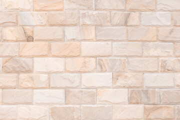 background and texture of decorative nature stone wall rectangle shape