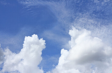 clouds and blue sky for background