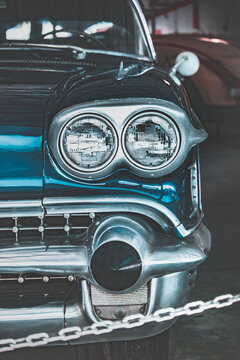 A Cadillac Fleetwood parked in a museum © chrome_0_zome 