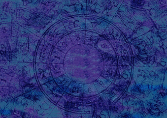 Astrology Horoscope Pattern Texture Background , Graphic Design