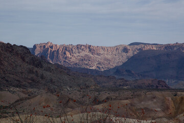Desert mountain in Big Bend National Park
