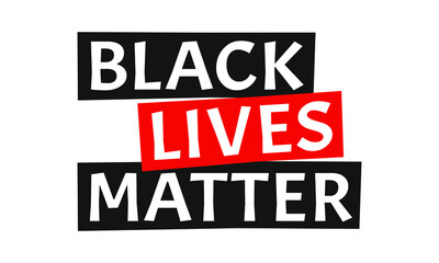 Fototapeta na wymiar Black lives matter Logo