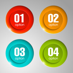 web round button for website or app. Isolated bell sign with border, reflection and shadow on background. Vector eps10.